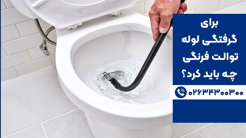 پیشگیری از گرفتگی لوله توالت فرنگی