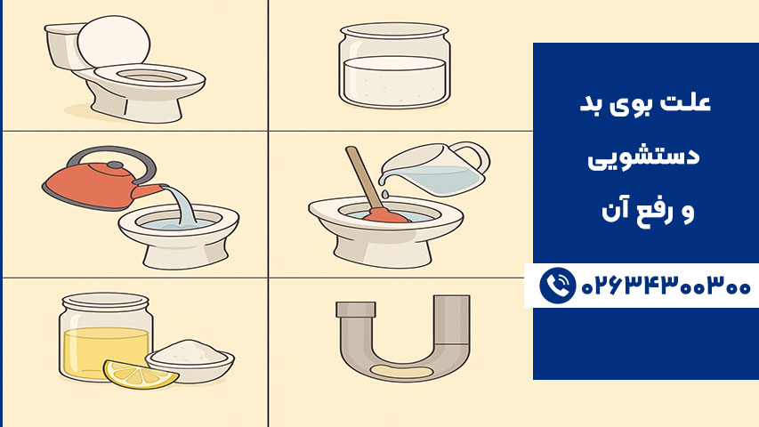 روش تضمینی از بین بردن بوی بد دستشویی
