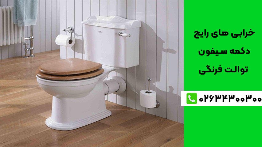 دکمه سیفون توالت فرنگی چیست و چگونه کار می‌کند؟
