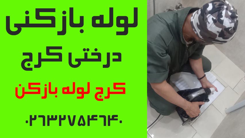 لوله بازکنی درختی کرج